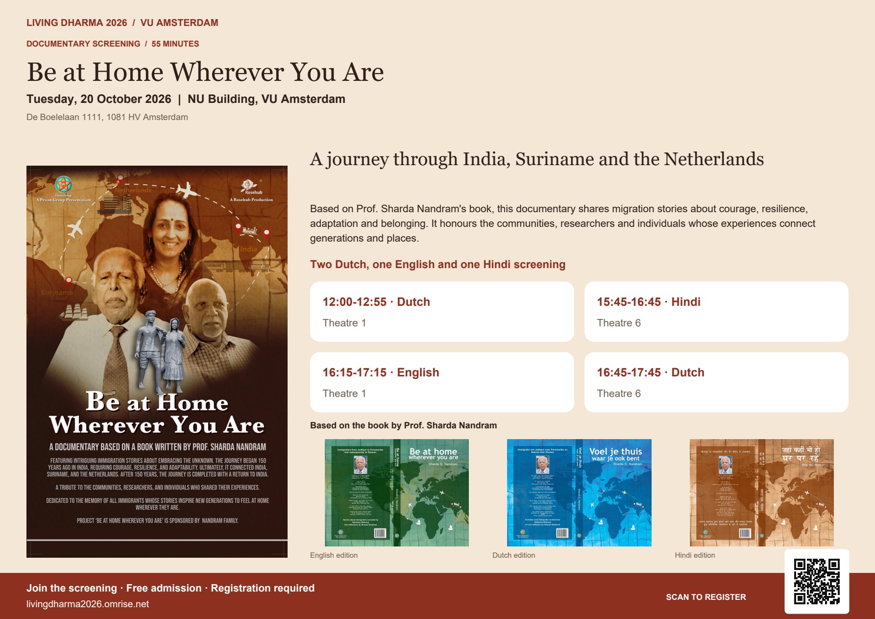 Be at Home Wherever You Are documentary poster