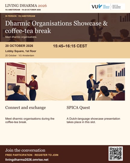 Dharmic Organisations Showcase & coffee-tea break