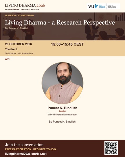Living Dharma - a Research Perspective