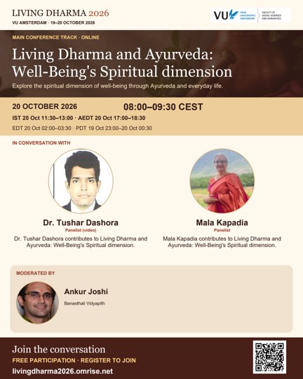 Living Dharma and Ayurveda: Well-Being's Spiritual dimension