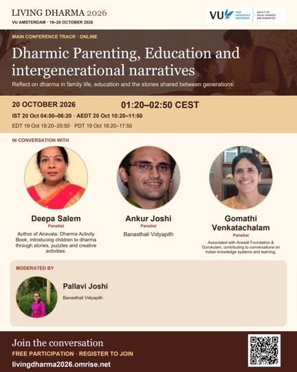 Dharmic Parenting, Education and intergenerational narratives